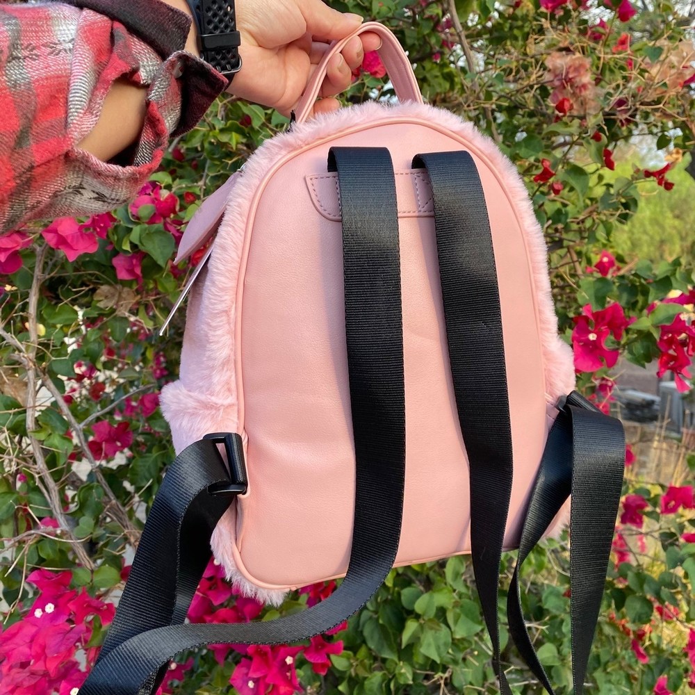 FINAL Clearance: Juicy Couture Pink Faux Fur Backpack - Picture 5 of 12